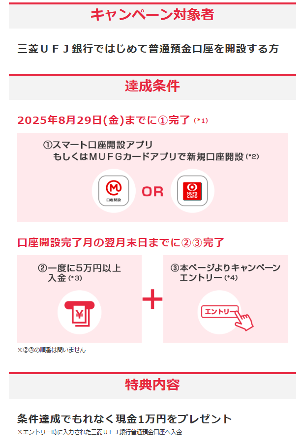 口座開設特典1